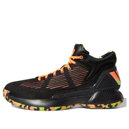 Кроссовки adidas D Rose 10 'Signal Coral', черный