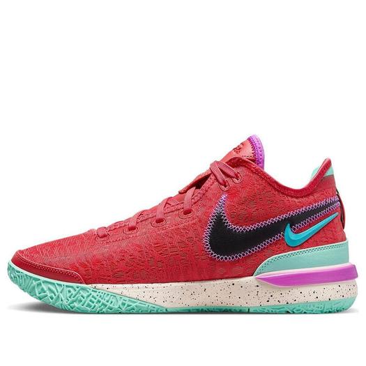 Кроссовки Nike Zoom LeBron Nxxt Gen EP 'Track Red Emerald Rise', красный