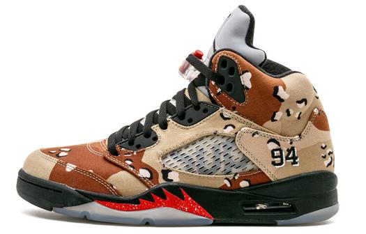 Кроссовки Jordan Air Jordan 5 Vintage Basketball Unisex, коричневый/мультиколор