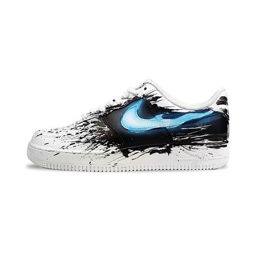 Кроссовки Nike Air Force 1 Skateboard Shoes Men Low-Top Black White