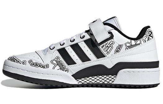 Кроссовки Adidas Originals Forum 84 Low Bold Graphics White Black