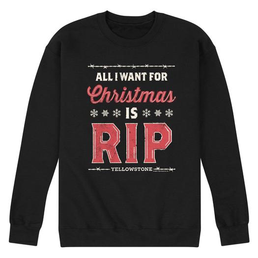 Мужской свитшот Yellowstone All I Want For Christmas — это рваный свитшот Licensed Character
