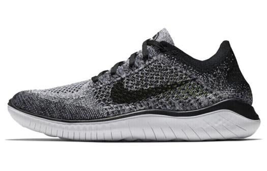 Кроссовки Nike Free RN Flyknit 2018, черный/белый