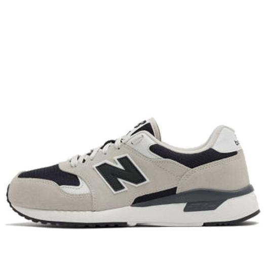 Кроссовки New Balance 570 Series Beige Black D Wide 'Creamwhite Black', белый