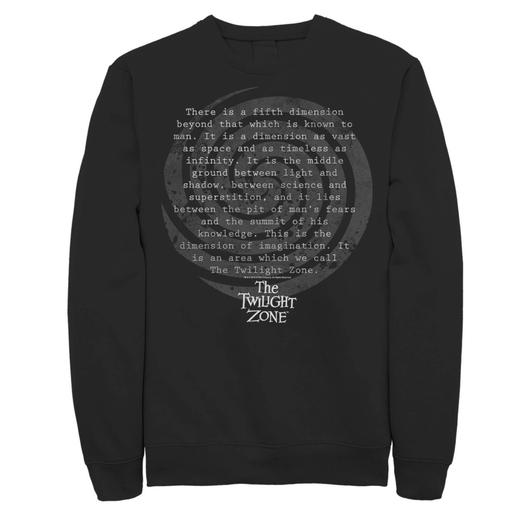 Мужской свитшот с надписью «Twilight Zone» Licensed Character