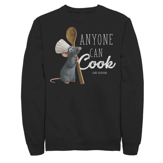 Мужской свитшот Disney/Pixar Ratatouille Remy «Любой может приготовить» Licensed Character