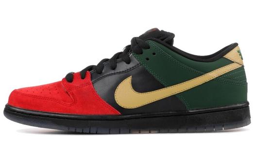 Кроссовки Nike SB Dunk Low BHM 2013, черный/красный