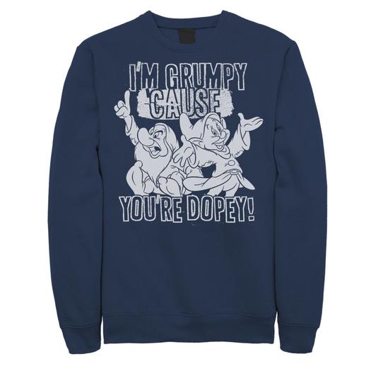 Мужской свитшот Snow White Grumpy Cause You're Dopey Disney