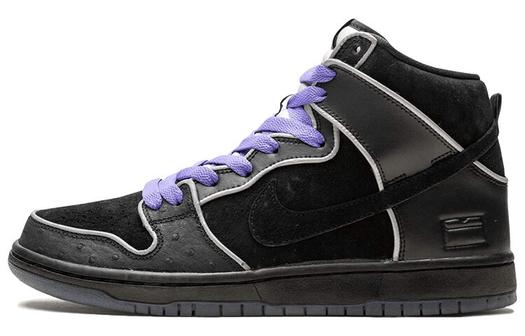 Кроссовки Nike Sb Dunk, черный/фиолетовый