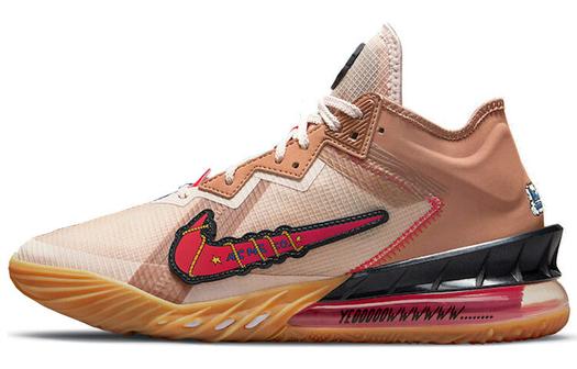 Кроссовки Nike LeBron 18 Low, разноцветный