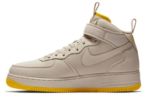 Кроссовки Nike Air Force 1 Mid Canvas Desert Sand Vivid Sulfur