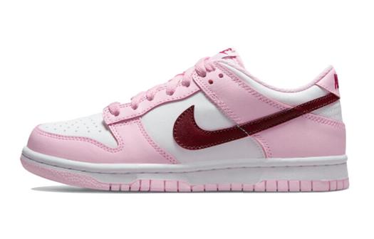 Кроссовки Nike Dunk Low Pink Foam Red White