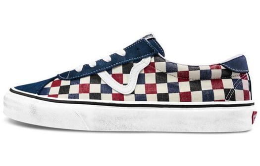 Кроссовки Vans Sports Skateboarding Unisex, белый/синий/красный