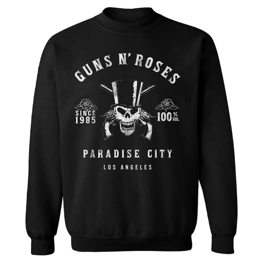 Мужской свитшот Guns n' Roses с этикеткой виски Licensed Character