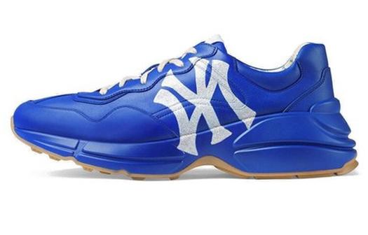 Кроссовки Gucci Rhyton Ny Yankees Blue