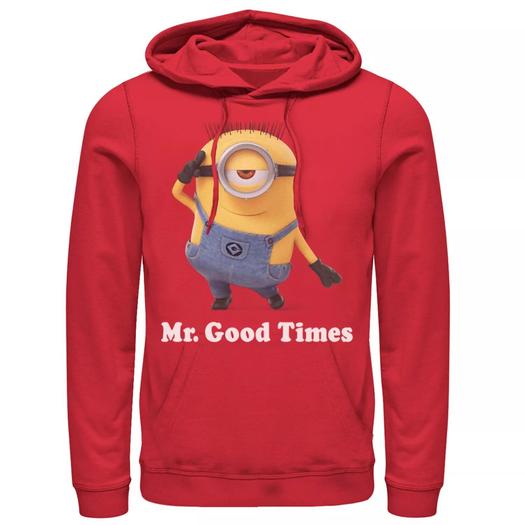 Мужской пуловер с капюшоном Despicable Me Minions Mr. Good Times Licensed Character