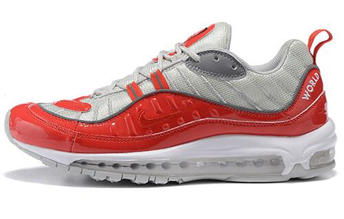 Кроссовки Nike Air Max 98, светло-серый/красный
