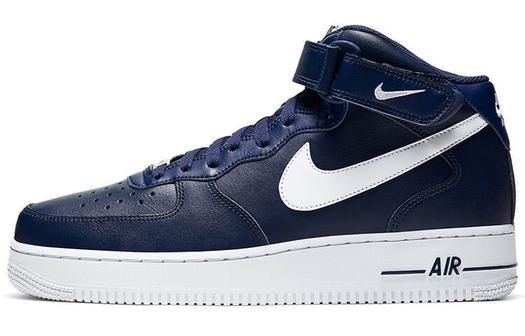 Кроссовки Nike Air Force 1 Mid '07, темно-синий/белый