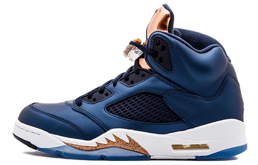 Кроссовки Jordan Air Jordan 5 Vintage Basketball Unisex, синий/темно-синий