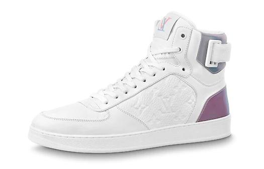 Кроссовки LOUIS VUITTON Rivoli Ankle Sneakers 'White With Iridescent Back'