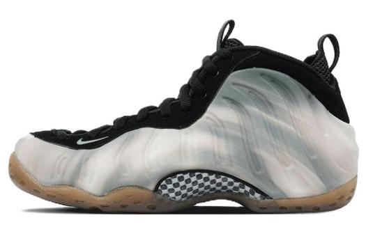 Мужские баскетбольные кроссовки Nike Foamposite One Vintage, белый и черный