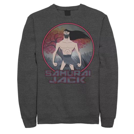 Мужской свитшот со значком Cartoon Network Samurai Jack The Meditating Warrior Licensed Character