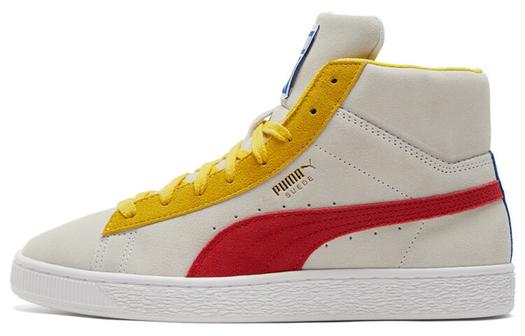 Кроссовки Puma Suede Mid 21 'White Red Lemon'