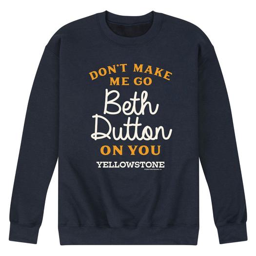 Мужской свитшот Yellowstone Beth Dutton Licensed Character