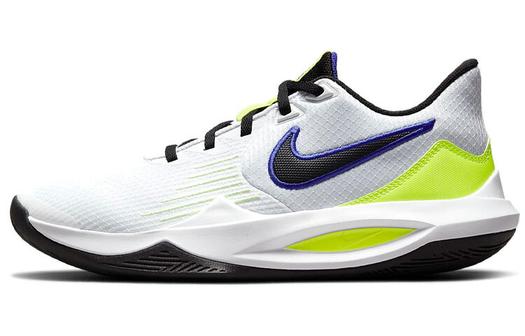 Кроссовки Nike Precision 5, белый/неоновый зеленый