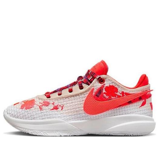 Кроссовки Nike LeBron 20 EP 'Mimi Plange - Ceremony', цвет guava ice/bright crimson-bordeaux