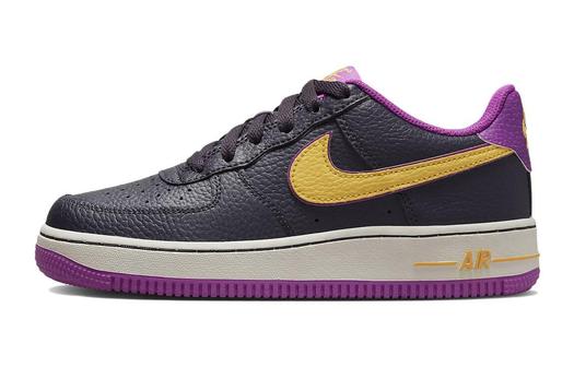 Кроссовки Nike Air Force 1 Low, черный/фиолетовый