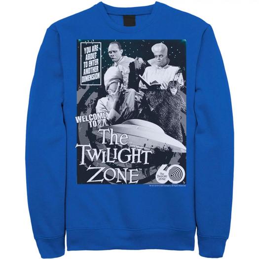 Мужской свитшот CBS The Twilight Zone Comic 60th Licensed Character