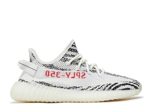 Кроссовки Adidas YEEZY BOOST 350 V2 'ZEBRA' 2022/2023, белый