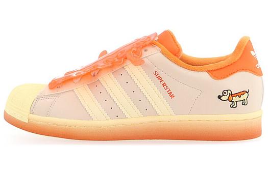 Кроссовки Melting Sadness x Adidas Superstar Hot Dog, оранжевый