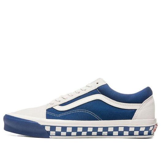 Кроссовки Vans OG Old Skool LX 'Bumper Cars - Marshmallow True Blue', белый