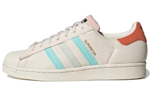 Кроссовки Adidas Originals Superstar 'White Brick Red Blue'