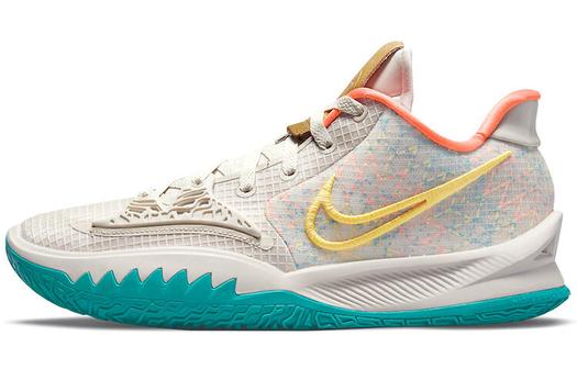 Кроссовки Nike Kyrie Low 4, бежевый/бирюзовый