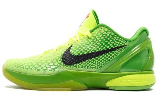 Кроссовки Nike Kobe 6 Grinch, зеленый/черный