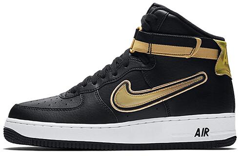 Кроссовки Nike Air Force 1 High Nba Black Metallic Gold