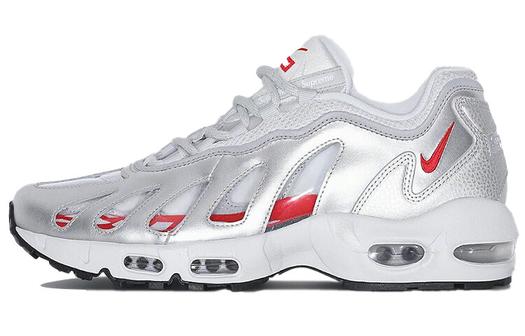 Кроссовки Nike Air Max 96 Supreme, серебристый/красный