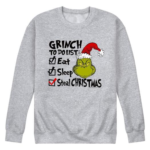 Мужской свитшот Dr. Seuss The Grinch To Do Licensed Character