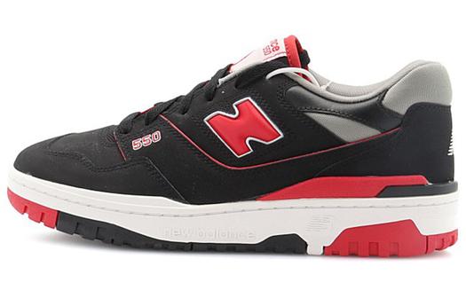 Кроссовки New Balance NB 550 Vintage Basketball Unisex, черный/розовый/белый