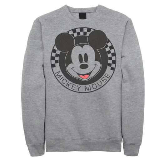 Мужской свитшот в клетку с изображением Микки Мауса и друзей Disney's Mickey Mouse Licensed Character
