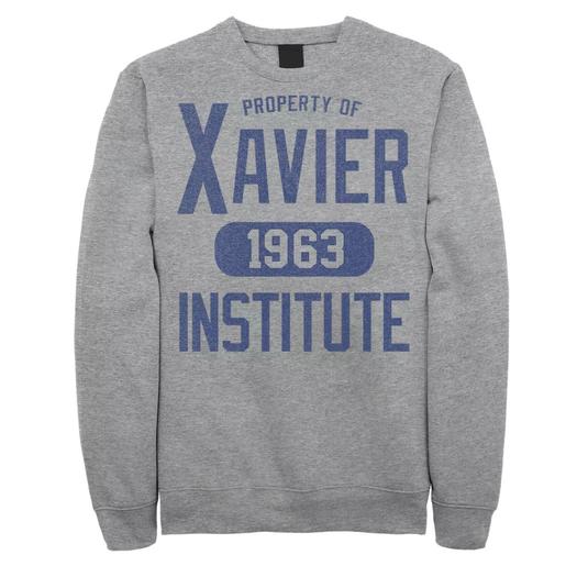 Мужской свитшот Campus Property 1963 года Marvel X-Men Xavier Institute 1963 Licensed Character