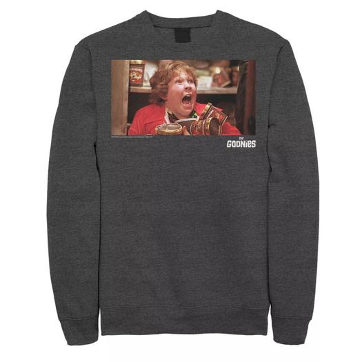 Мужской свитшот с портретом The Goonies Chunk Snack Time Licensed Character