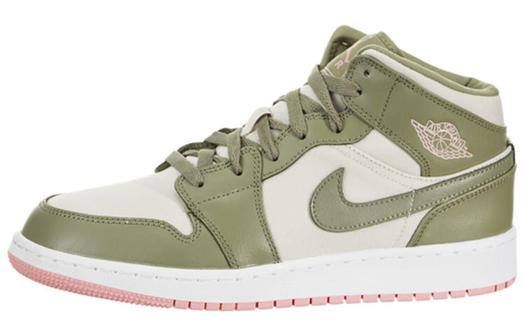 Кроссовки JORDAN 1 Mid Trooper Bleached Coral GS