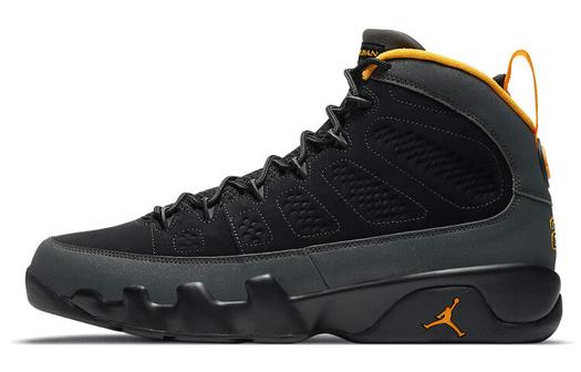 Кроссовки JORDAN 9 Retro Dark Charcoal University Gold