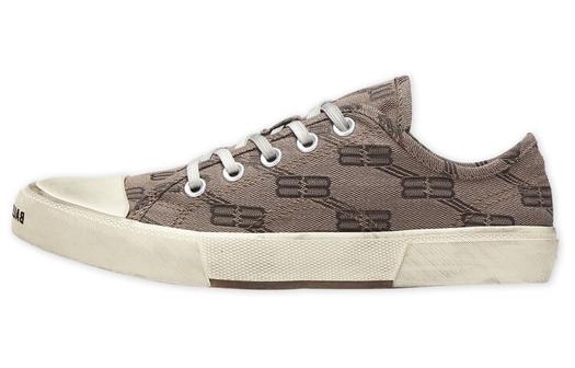 Кроссовки Balenciaga Paris Skate, коричневый/белый