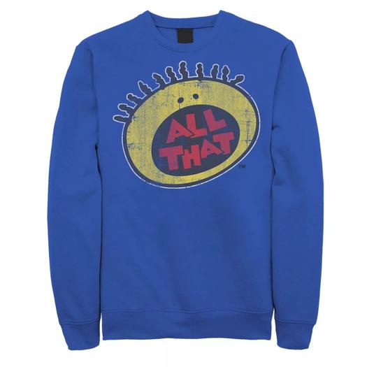 Мужской свитшот Nickelodeon All That Classic Vintage Face Licensed Character