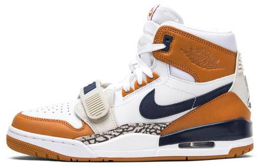 Кроссовки Jordan Legacy 312 Vintage Basketball Unisex, коричневый/белый